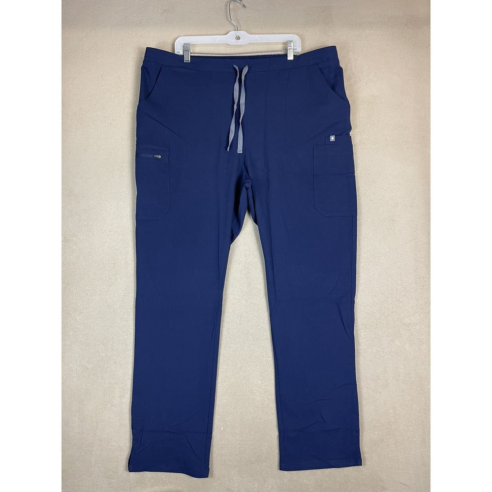 FIGS Scrub Pants Womens 2XL Yola Skinny Tall Navy Blue TW2000T NEW
